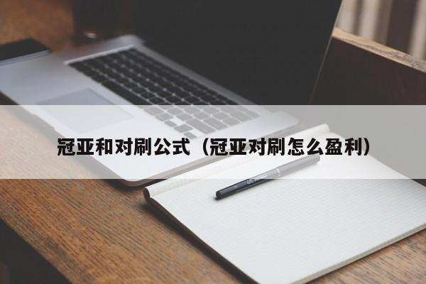 冠亚和对刷公式(冠亚对刷怎么盈利)